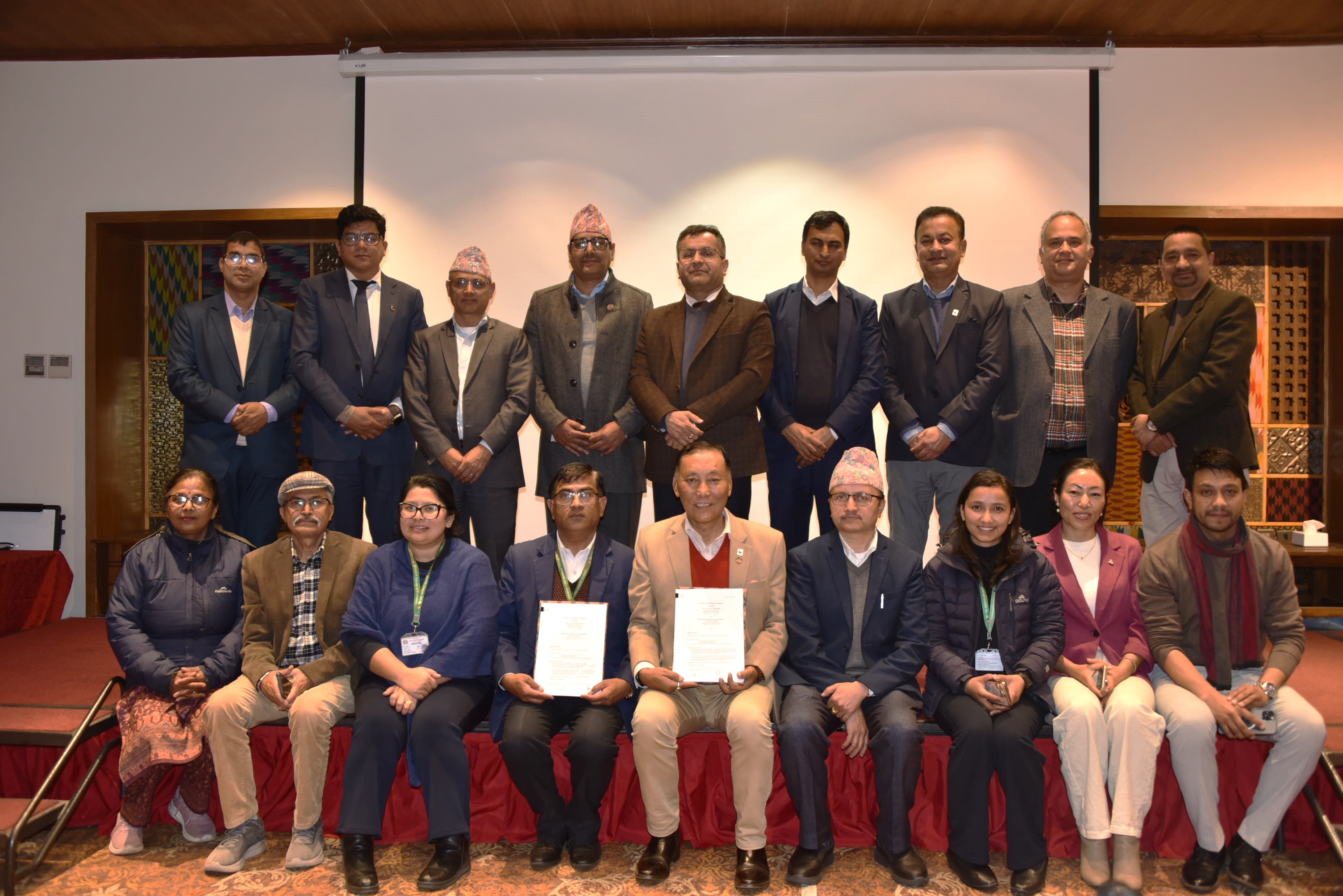 Signing of project agreement between WWF Nepal and MOFE