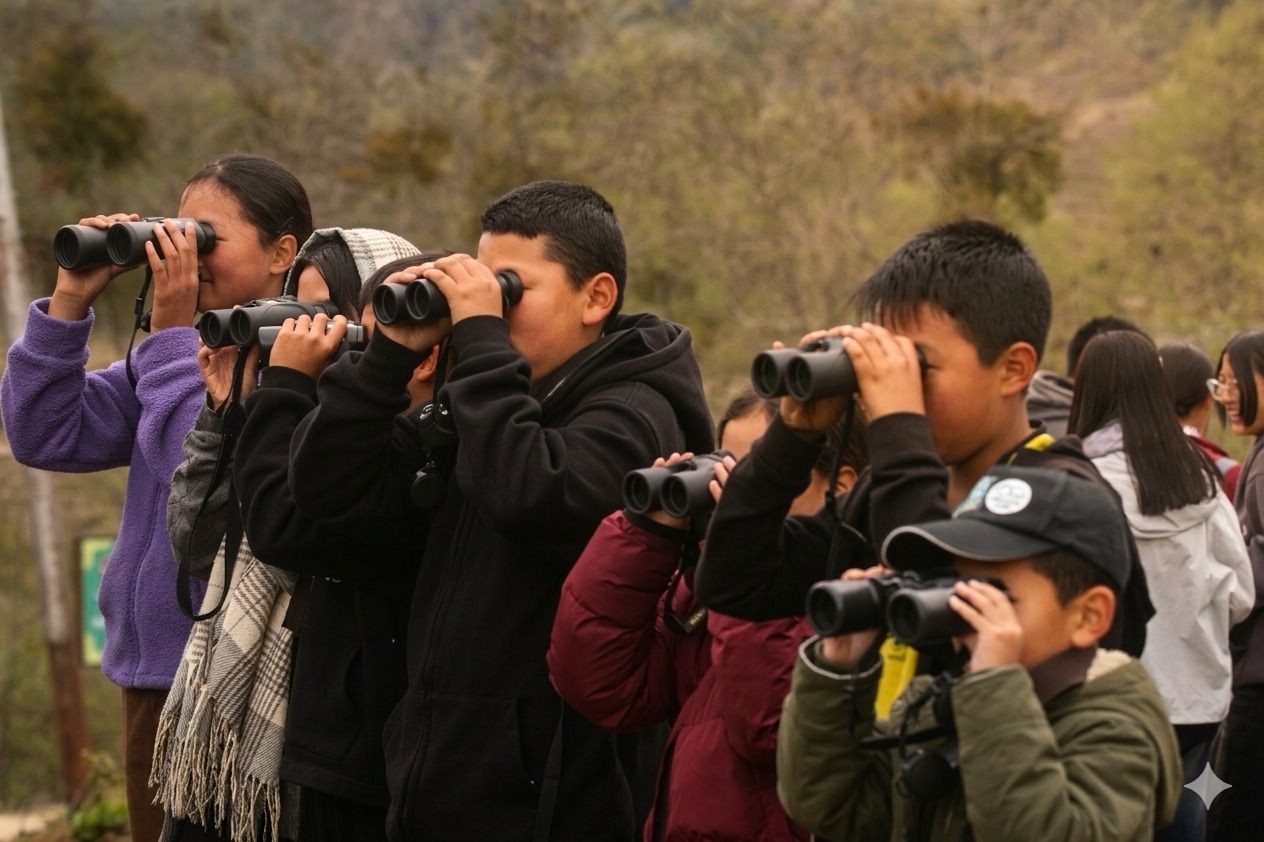 Birdwatching activity